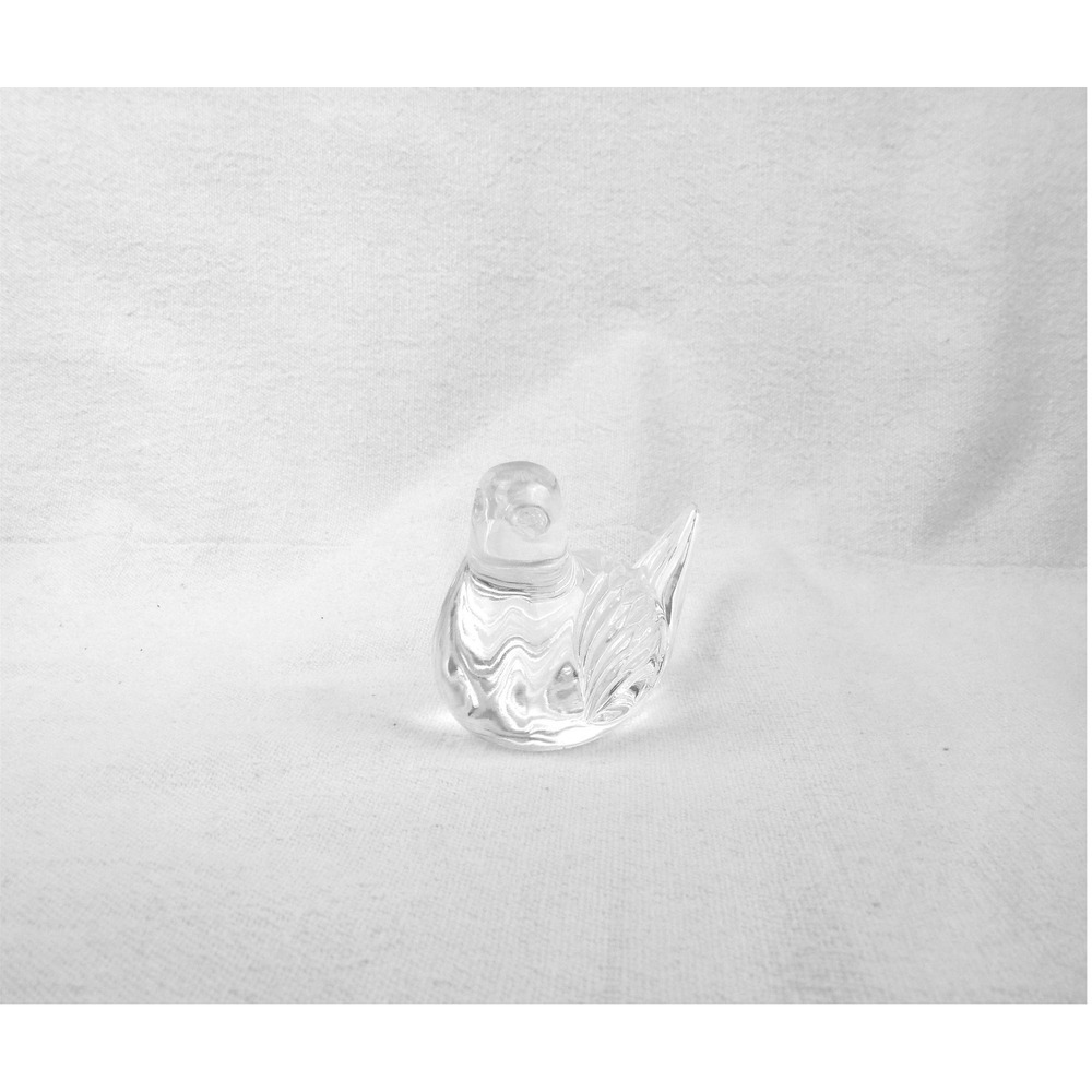 Waterford Crystal‎ Bird Figurine Clear Glass Paperweight Signed Made in Ireland